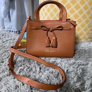 KATE SPADE Brown Hayes Small Satchel Crossbody